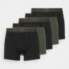 Pier One 5 Pack - Underbukse -Black/Khaki -Pier One 00955010cec94d048deaec05ec199c27