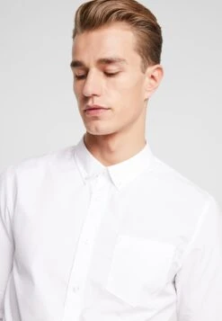 Pier One 2 Pack - Finskjorte - White/Light Blue -Pier One 135b9e8907b64d9cb056bf3b8eb7a27d