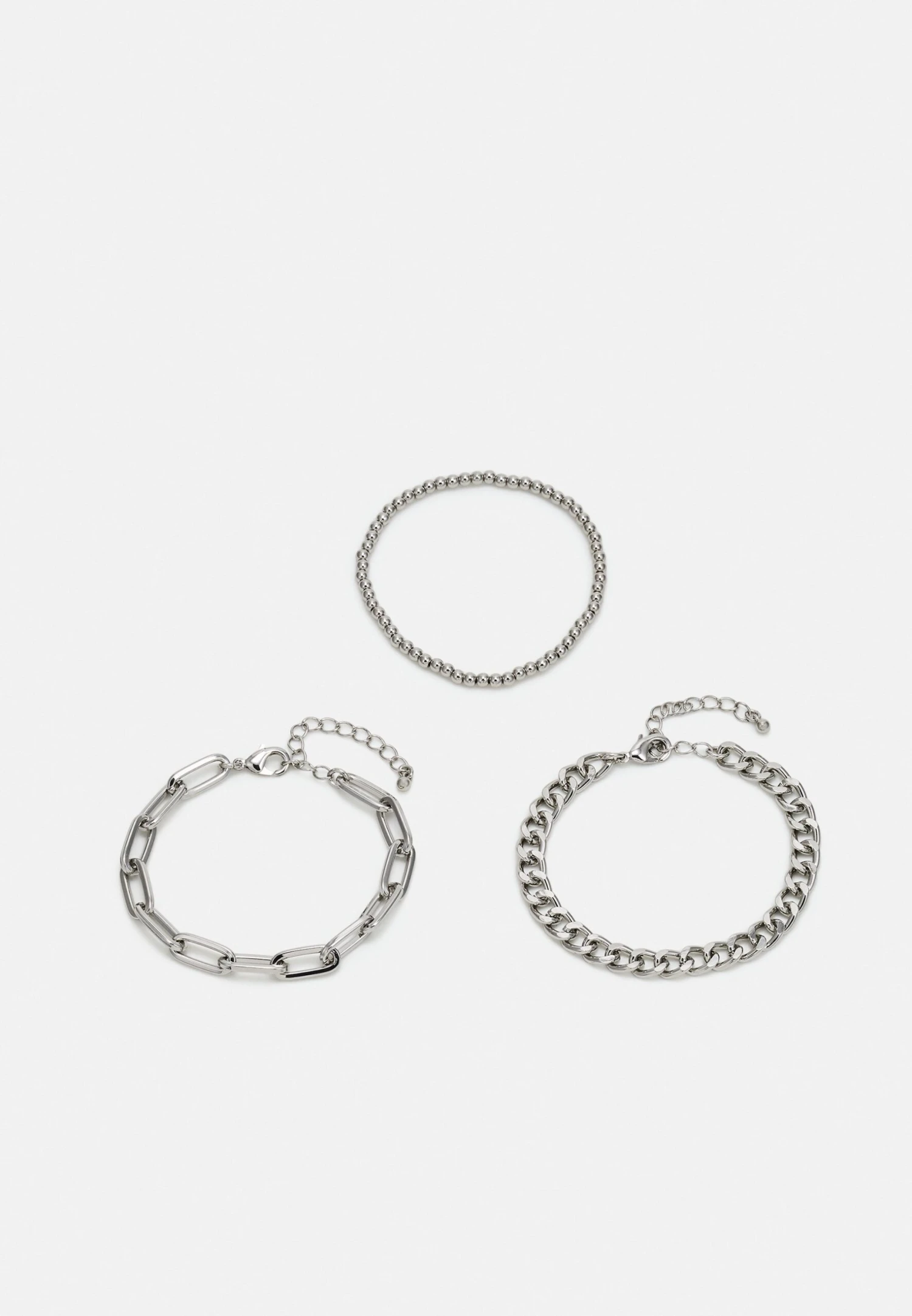 Pier One 3 Pack - Armbånd - Silver-Coloured 3 Pier One 3 Pack - Armbånd - Silver-Coloured