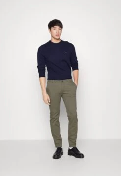 Pier One 2 Pack - Chinos - Black/Olive