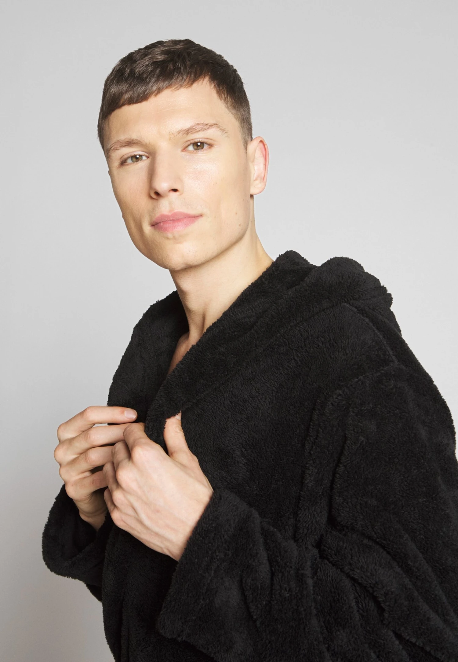 Pier One Badekåpe - Black 6 Pier One Badekåpe - Black - Bilde 4