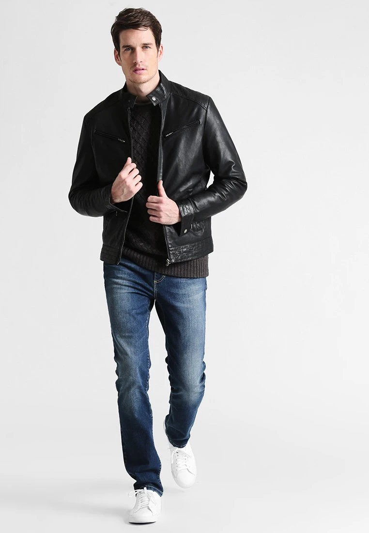 Pier One Jeans Straight Leg - Washed Dark Blue 4 Pier One Jeans Straight Leg - Washed Dark Blue - Bilde 2