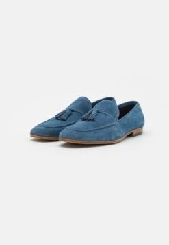 Pier One Leather - Slippers - Blue -Pier One 52a4eb24c8c343d1aabbef5230c0d0dd