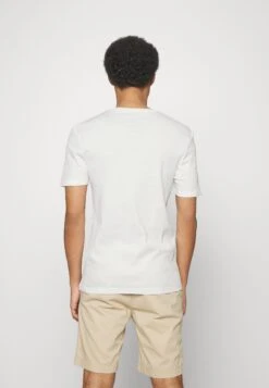 Pier One Slim Fit Ribbed T-Shirt 2 Pack - T-Shirts - White/Black -Pier One 6008c49847fe4ce7acc68f2ad6e5f586