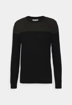 Pier One Strikkegenser - Green/Black -Pier One 603813e95f9144b993167e41c9e565d2