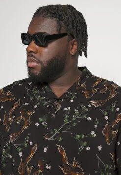 Pier One Asian Print Resort - Skjorte -Black -Pier One 666a2720beb548beb94f440457a8daa5