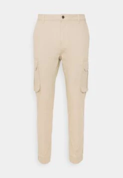 Pier One Cuffed Skinny Trouser- Cargobukse - Tan -Pier One 6cb40ff269ac4b5da48d78c12afd37ab