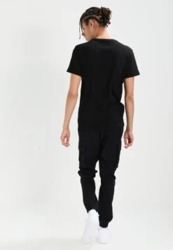 Pier One Cuffed Skinny Trouser- Cargobukse - Black -Pier One 6dbb3ccb81194a9bbe12e1a747acd7c6