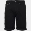 Pier One Jeansshorts - Black Denim -Pier One 71de1b2235c34e209de888b94b5432e6