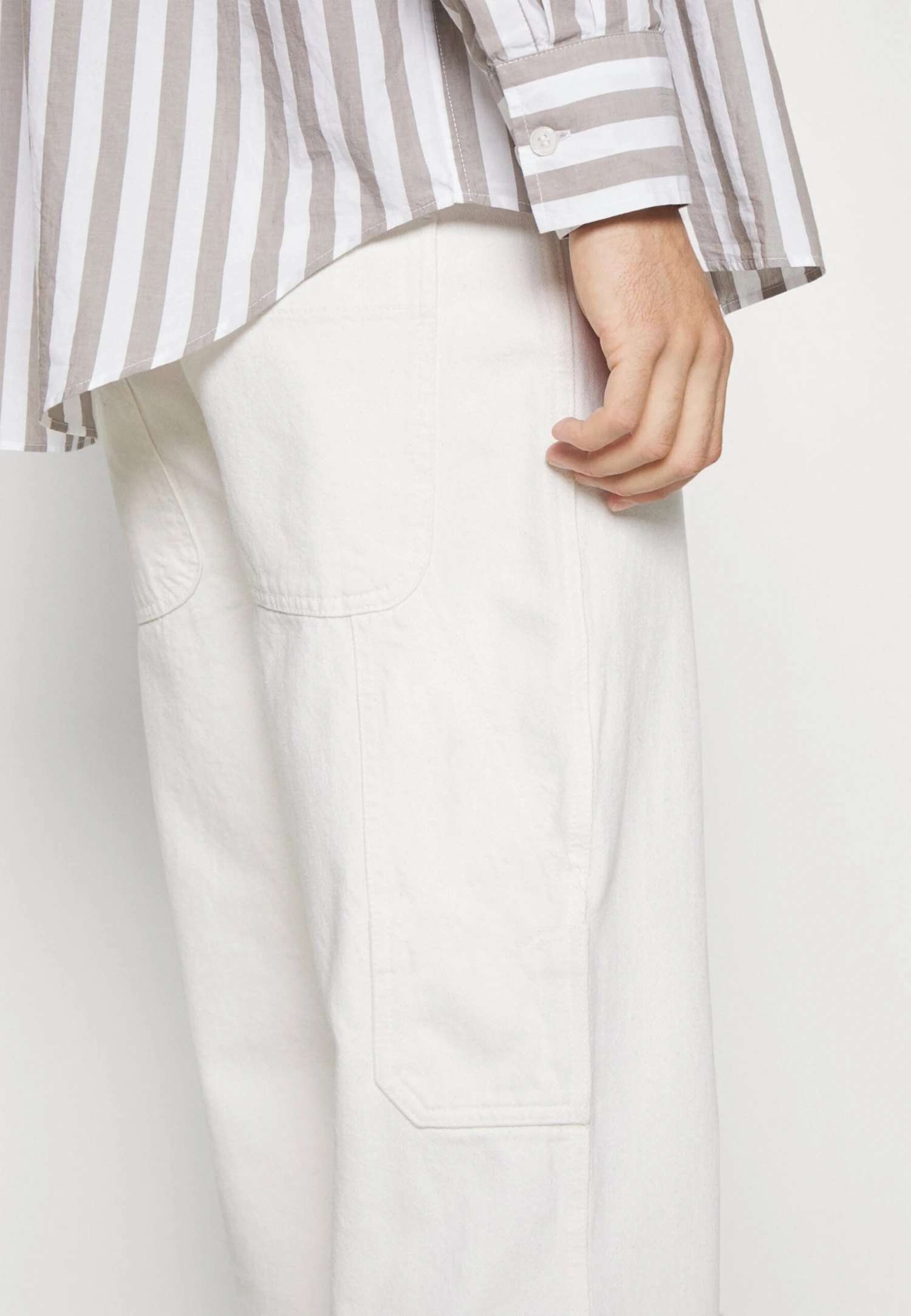 Pier One Carpenter Colored Twill- Jeans Straight Leg - Off-White 8 Pier One Carpenter Colored Twill- Jeans Straight Leg - Off-White - Bilde 6