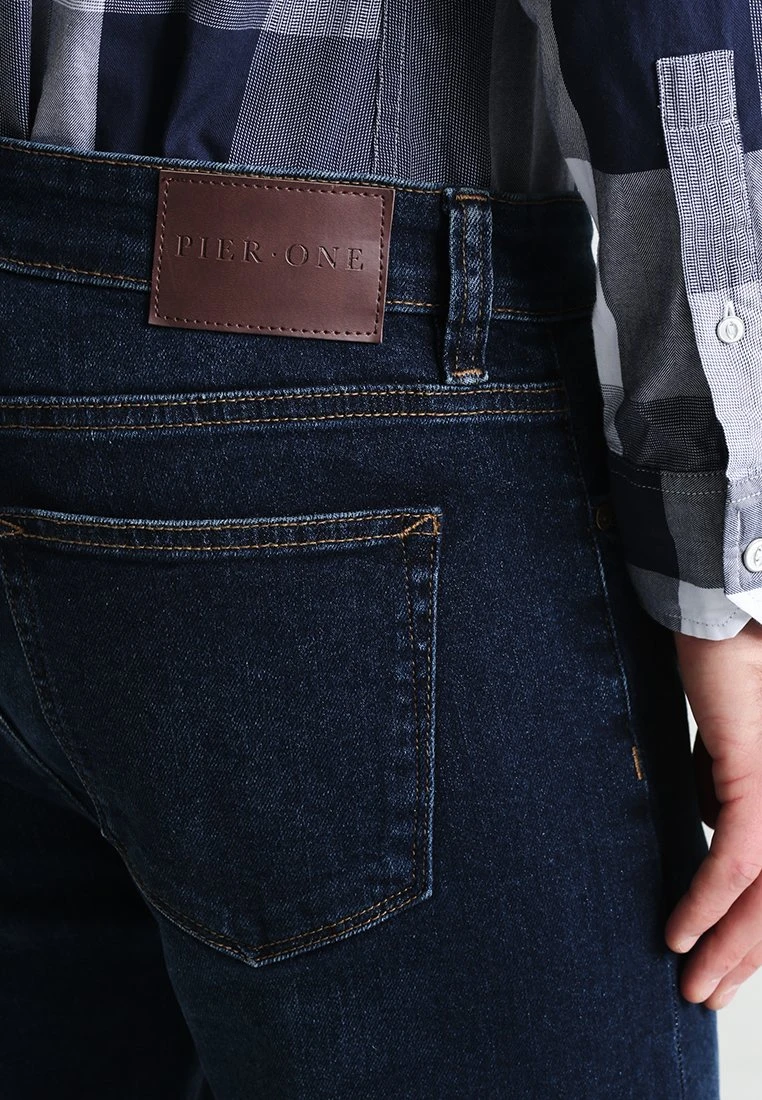 Pier One Basic - Jeans Straight Leg - Dark Blue Denim 7 Pier One Basic - Jeans Straight Leg - Dark Blue Denim - Bilde 5