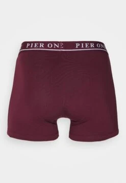 Pier One 5 Pack - Underbukse - Bordeaux/Mottled Grey -Pier One 7da8844dcdf84f679d2ae215c1b81ed3