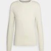 Pier One Basic Crewneck - Strikkegenser - Off White -Pier One 7ef1077363aa4f3da9c083ab2f9f8bb8