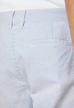 Pier One Pleated Seersucker Short - Shorts - Blue -Pier One 9511fb9334b8406c8dc31dbeff7d97b9