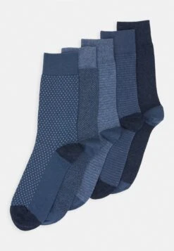 Pier One 5 Pack - Sokker - Mottled Blue
