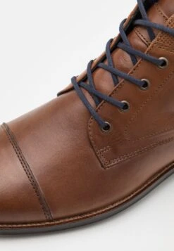 Pier One Leather - Snørestøvletter - Cognac -Pier One a41644e556154fdc8a8a3342115f0f6a