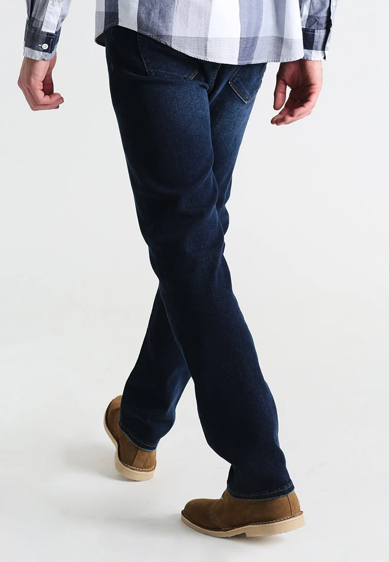 Pier One Basic - Jeans Straight Leg - Dark Blue Denim 5 Pier One Basic - Jeans Straight Leg - Dark Blue Denim - Bilde 3