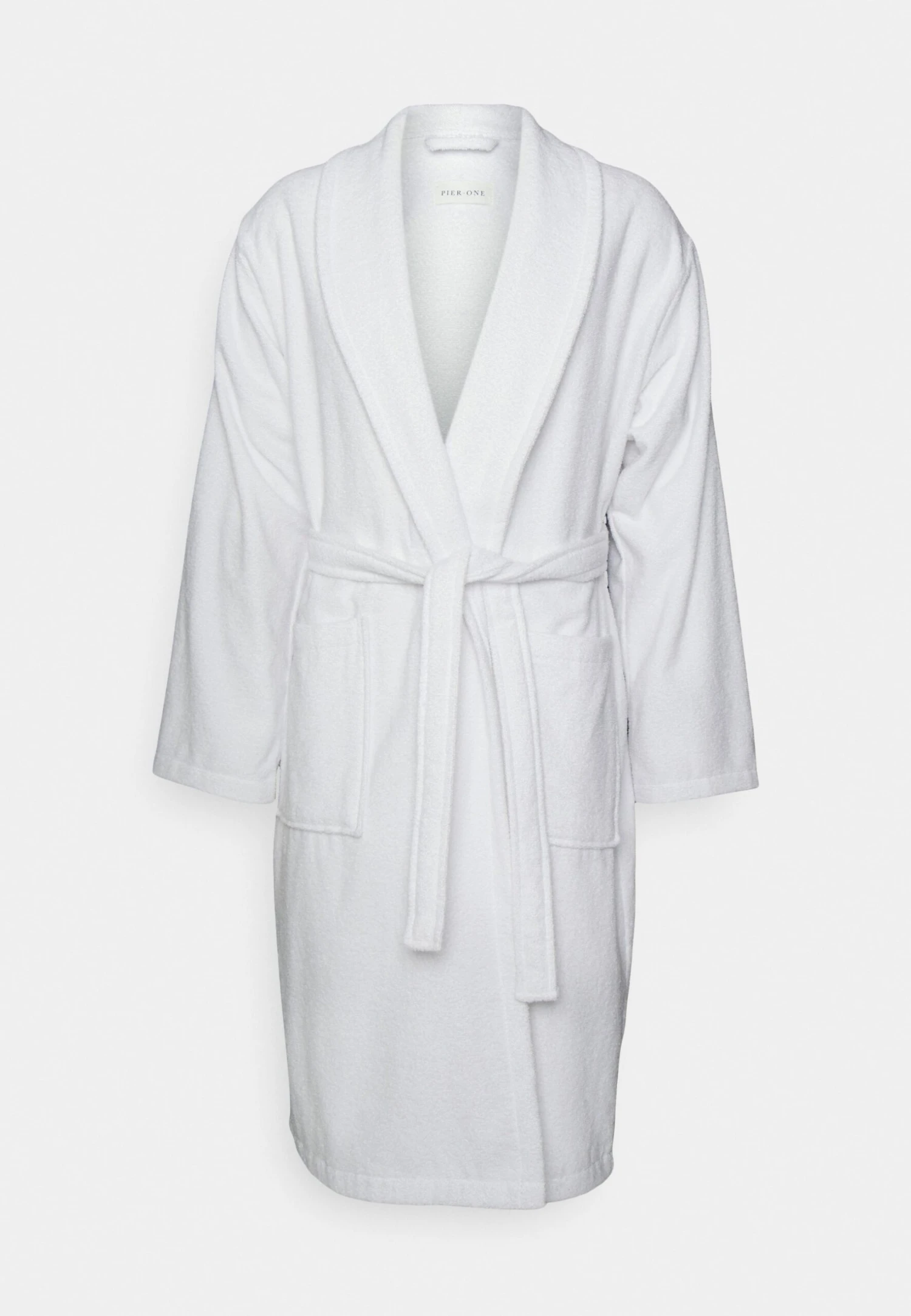 Pier One Shawl Towel Bathrobe - Badekåpe - White 7 Pier One Shawl Towel Bathrobe - Badekåpe - White - Bilde 5