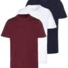 Pier One 3 Pack - T-Shirts - White/Dark Blue/Red 2 Pier One 3 Pack - T-Shirts - White/Dark Blue/Red -Pier One b22996cf8ea74e22b29cab897962d0ba