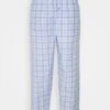 Pier One Pyjamasbukse - Light Blue/White -Pier One b5ede060a480464880aa0ac8c576f7a6