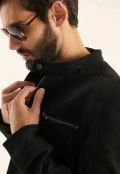 Pier One Imitert Skinnjakke - Black -Pier One c318a0e8153447d2817e0b0e74026954