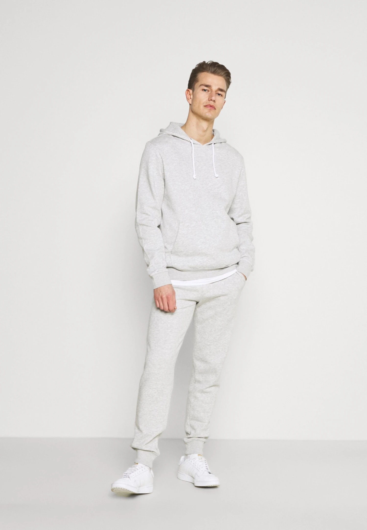 Pier One 2 Pack - Joggebukse - Mottled Light Grey/Mottled Dark Blue 3 Pier One 2 Pack - Joggebukse - Mottled Light Grey/Mottled Dark Blue