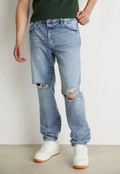 Pier One Jeans Relaxed Fit - Dark Blue Denim