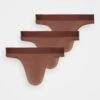 Pier One 3 Pack - Underbukse - Brown -Pier One d596a61283a244aeb57ab2417e64661a