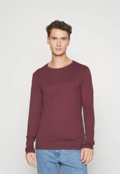 Pier One 2 Pack - Topper Langermet - Bordeaux/Dark Blue -Pier One ec34e75e407e44c5926acc5c320e1444