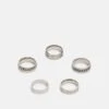 Pier One 5 Pack - Ring - Silver-Coloured 1 Pier One 5 Pack - Ring - Silver-Coloured -Pier One f9bb7c1be42845ce8ce1d97e3ef65d83